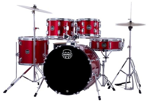 APEX CM5294FTCIR Comet Series Drum Set, Standard Size, Infra-Red