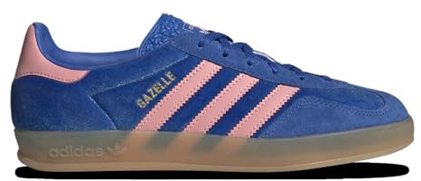 Adidas Originals Gazelle Indoor-Sneaker für Damen, Blau Semi Pink Spark, 7