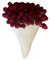 Gehäkelte Blumen Decken für Sofa Rose Bouquet Kuscheldecke Kinderdecke Häkelblumen Künstliche Outdoor Tischdecke Rund Geburtstagsgeschenke Bridesmaid Gift Häkelfans 80x80