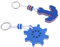 Sharplace 2X Porte Clé Flottants Clé Clef Bouée Ancre Volant Bateau Accessoire Sport Nautique