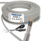EBROM NYM-J 3 x 4 mm² – Cavo di installazione – Cavo di installazione – Cavo per ambienti umidi – grigio – Selezione in incrementi di 1 metro – Metro preciso al metro – Selezione – NYM-J 3 x 4 mm2,
