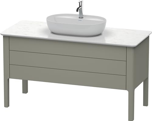 Duravit Duravit Waschtischunterbau LUV 743 x 1388 x 570 mm steingrau seidenmatt