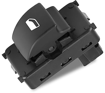 Keenso Commutateur de vitre électrique, Électrique Bouton Leve Vitre, Interrupteur de Vitre Electrique Principal Gauche et Droit Commutateur de Commande de Fenêtre de Voiture