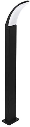 EGLO LED Außen-Stehlampe Fimicino, 1 flammige Außenleuchte, Pollerleuchte aus Alu, Kunststoff, Farbe: Schwarz, weiß, IP44