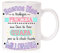 FUNNY CUP Taza Buenos Días Princesa Que Dios te Hizo Guapa Pero se le olvidó hacerte millonaria (Blanco)