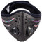 4sold Staubmaske Atemmaske Mundschutz Mundmaske 5-lagigem Filter Waschbar Staub Schutz Maske Ersatzfiltern Anti Pollen Allergie Mit Ventil Motorrad Radsport Outdoor aktivitäten (Speed Dark Grey)