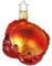 Christbaumschmuck Glas Krabbe 7,5cm Weihnachtskugeln Meerestiere Weihnachtsbaumkugeln orange