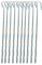 Summit Corkscrew Pegs 17 cm Corkscrew Pack of 10 Tent Pegs