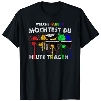 Paintball Paintbalspieler Makierer Freizeit Sport Geschenk T-Shirt