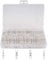 Lot de 100 mini pinces à linge transparentes en plastique pour suspendre des photos ou suspendre des chaussettes