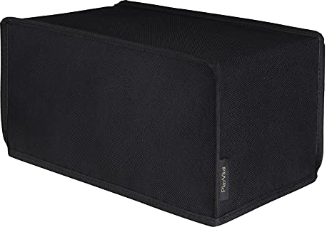 PlayVital Protection pour Xbox Series X Housse Anti-Poussière,Cover Protege pour Xbox Series X Console Accessoires Cache Poussière Nylon,Noir-Horizontal