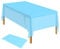 ELECLAND Blue Plastic Table Cover 137 x 274 cm Baby Blue Plastic Tablecloth Rectangle Table Covers for Indoor or Outdoor Baby Shower, Wedding, Birthday Party Decorations