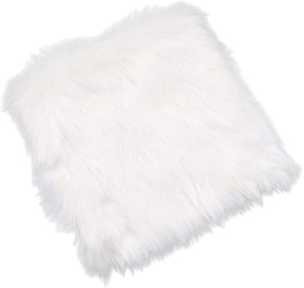 SM SunniMix Washable Nail Mat Soft Fur Background Photo Tool Table Mat Manicure Practice Cushion, White