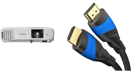 Epson EB-FH06 Videoproiettore Full HD 1080p 1920 x 1080, 16:9, contrasto 16.000:1 & KabelDirekt 10 m Cavo HDMI 4K