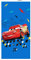hermet Cars Strandtuch aus Frottee, 100% Baumwolle, 70 x 140 cm, offizielles Produkt