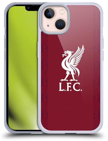 Head Case Designs Officially Licensed Liverpool Football Club Home 2022/23 Kit Gel Case [Military Grade Protection] Compatible with Apple iPhone 13 and Compatible with MagSafe
