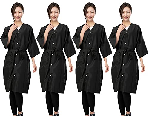 PERFEHAIR Salon Capes for Clients, Pack of 4, Hair Cutting Cape Kimono
