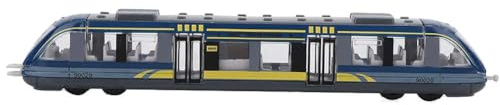 Niños Juguetes Educativos Simulación Aleación Tren Modelo Coche Juguete Regalo de Cumpleaños para Niños(Azul)