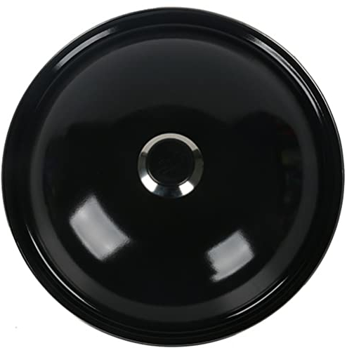 Cabilock Topfdeckel Aus Emaille Universaldeckel Metall Dampfdom Pfannendeckel Aus Emaille Universeller Topfdeckel Ersatz-topfdeckel Emaille Deckel Pfannendeckelabdeckung Tragbar Hamburger