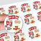 AK Giftshop Movie Cinema Film Night Thank You Birthday Party Stickers for Party Bags & Sweet Cones (48 Stickers)