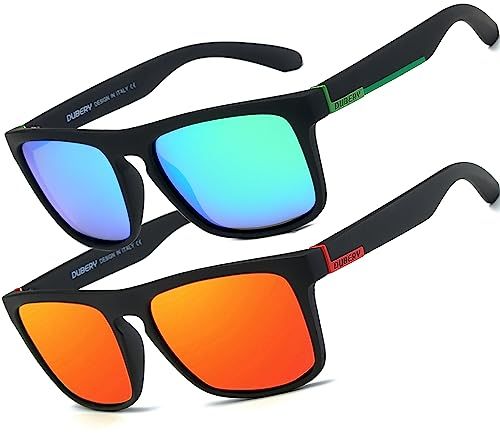 HGDGears Polarisierte Sonnenbrille für Herren Damen-UV400 Schutz Leicht Retro Klassische Vintage-Ideal für Autofahren,Reisen,Angeln,Outdoor-Aktivitäten