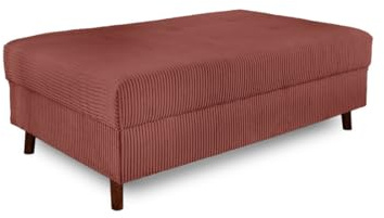 Lisa Design Rune - Pouf modulable - en Velours côtelé