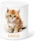 Katze Spardose Kinder personalisiert mit Namen Geldgeschenk zum Geburtstag für Jungen & Mädchen Geschenk Sparschwein aus Keramik