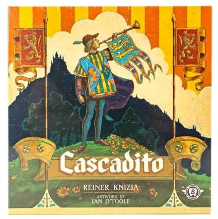 Bitewing Games - Cascadito Roll & Write Brettspiel für 1–4 Spieler – herausfordernd, kombotastisch, clever – Entwurfswürfel zum Schutz des Königreichs – entworfen von der renommierten Designerin Dr