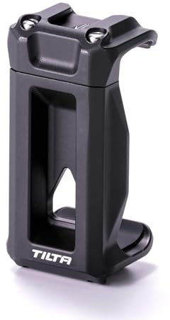 TILTA Verstellbare Telefonhalterung mit 1/4″-20 Gewinde und Kaltstarteinheit TA-PMB4-B