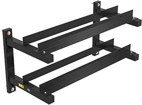GLJTUO Hantel-Rack-Ständer-Hantel-Übungsarm-Haushalts-Wand-Hantel-Aufbewahrungs-Display-Rack-Gewichts-Hantel-Squat-Rack
