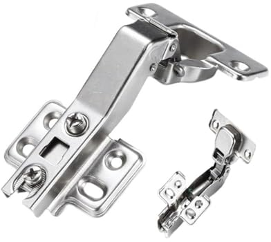 45-Grad-Scharnier, hydraulischer Dämpfer for spezielle Ecktüren, sanft schließende Scharniere for Schrank, Schrank, Kleiderschrank, zusammenklappbare Ecktür