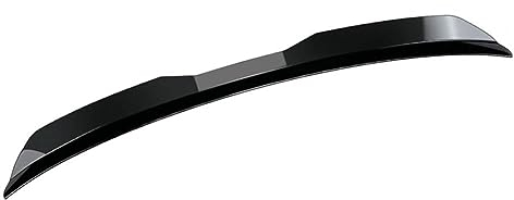 Auto Heckspoiler Flügel für Skoda Octavia RS MK4 2019 2020 2021 2022,Spoiler Flügel Kohlefaser Kratzfeste Dauerhaft Kofferraumspoiler Auto Styling Zubehör,A-Black