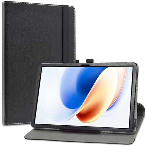 LiuShan pour DOOGEE T30E,Slim PU Cuir Etui et Pliable Stand Folio Coque Couverture pour DOOGEE T30E/DOOGEE Tab A9+/DOOGEE Tab A9 Pro+/UMIDIGI G9 Tab Tablette 11 Pouces, Noir
