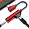 Connettore da USB C a audio | Adattatore jack per cuffie da USB C a AUX da 3,5 mm, adattatore connettore multifunzione per la maggior parte degli smartphone USB C universali
