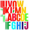 102 Stück Buchstaben Aufkleber Bunt 10 cm Vinyl Buchstaben Sticker, Alphabet Aufkleber Groß Selbstklebende Dekorationen für Poster Pinnwände Klassenzimmer Heimdekoration