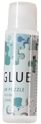 Jigsaw Puzzle Glue with Sponge Head Applicator PVA Puzzle Saver Glue for Art