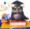 Hierein Pop Up Karte Bachelor Geschenk, Eule mit Doktorhut 3D Glückwunschkarte Prüfung Bestanden, Karte Abschluss Geschenk zum Abitur Uni Bachelor Master Doktor, Bachelor Karte, Congrats Grad