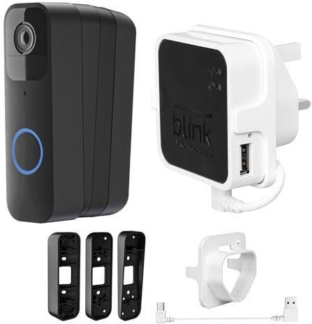 HOLACA Outlet Bracket for Blink Sync Module 2, Doorbell Mounts Compatible with Blink Doorbell, Sync Module 2 Mount + 5° & 15°Wedge & 30°Angle Doorbell Mounts for Blink Accessories