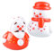 POPETPOP 2 Stück Auto zu Hause mini schneemänner Weihnachtliche Wackelfigur Plüsch Schneemann Weihnachtsfiguren Schneemann Schneemanndekoration Schneemann aus Keramik Wackeln Plastik
