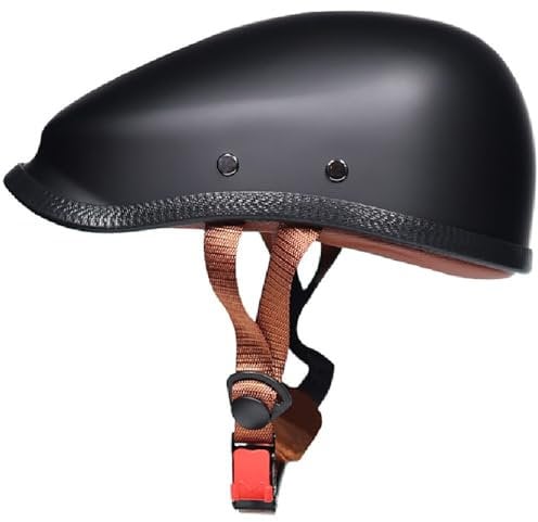 Retro Motorrad Halbhelm, Halbschalenhelm Motorradhelm mit ECE-zertifizierter, Baseball Cap Rollerhelm, Personalisierter Retro-Helm, Motorradhelme für Männer und Frauen