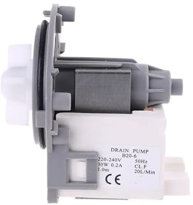 NQWJFYXP Motor De Bomba De Drenaje For Lavadora (425B00985), Compatible con Samsung, LG Y Midea. Accesorios De Drenaje For Lavadora.