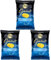 Lay's Gourmet Onduladas, Patatas fritas con sal, Producto de Aperitivo, bolsa individual, 150 gr (Paquete de 3)