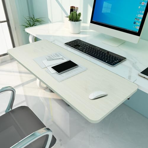 GAOAZHEN Adjustable Ergonomic 90° Foldable Wooden Keyboard Tray for Computer & Gaming Perfect Mouse Support 55x25cm 65x25cm 75x25cm