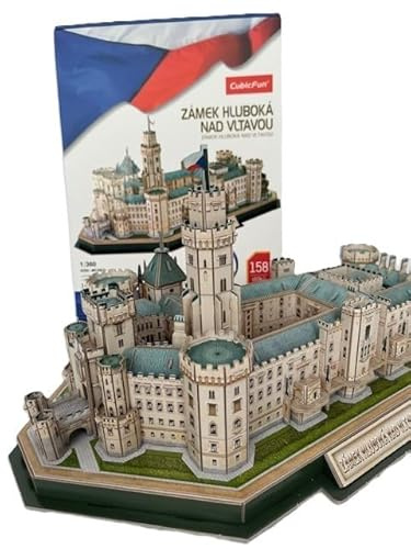 3D Puzzle Schloss Frauenberg Tschechien (tschechisch: Zámek Hluboká NAD Vltavou)