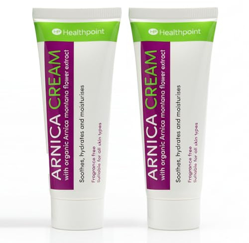 Epished Arnica Cream 2 x 50ml – Natural Muscle & Joint Relief Cream for Bruises, Swelling, Strains & Sprains – Soothing Herbal Skin Care Duo Pack