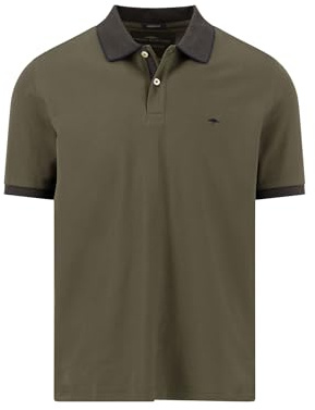 FYNCH-HATTON Poloshirt aus Baumwolle mit Kontrastdetails