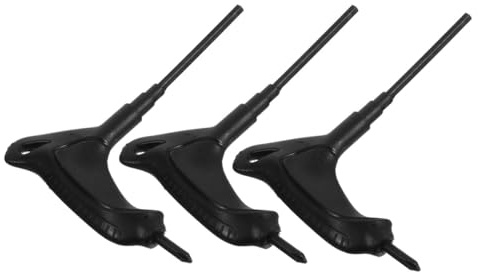 CORHAD T-förmiges Skate Werkzeug für Einfache Montage und Demontage von Rollschuhen mit 4mm Flachkopf aus PVC 5 Stück und Ergonomischem Griff für Heimwartung