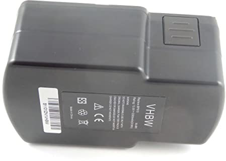 vhbw Batterie Compatible avec Festo Festool PS-400, PS400, TDK15.6, T15+3 Outil électrique (3300 mAh, NiMH, 15,6 V) - Remplacement pour 491 823, 492 269, 6S, BPS15, BPS15.6