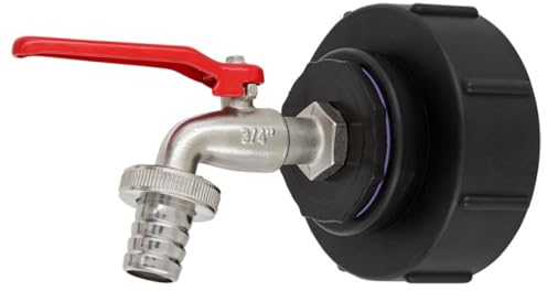 REKUBIK IBC Adapter S100x8-3/4 Kugelhahn Auslaufventil