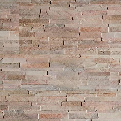 Rebel of Styles - EPS Wandpaneele/Verkleidung/Verblender/Platten in Natursteinoptik - Schaumstoff Wanddekoration mit Isolierung - 0,36m² - Colorado Creme